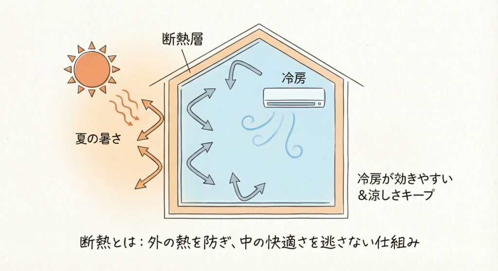 断熱層の仕組み図解